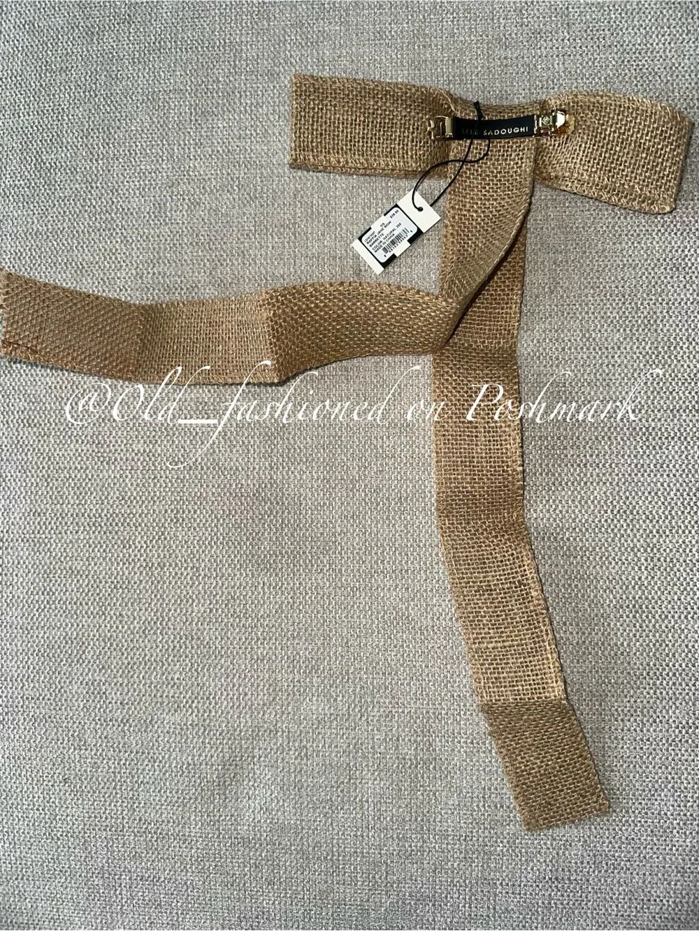 LELE SADOUGHI Raffia Jane Bow Barrette